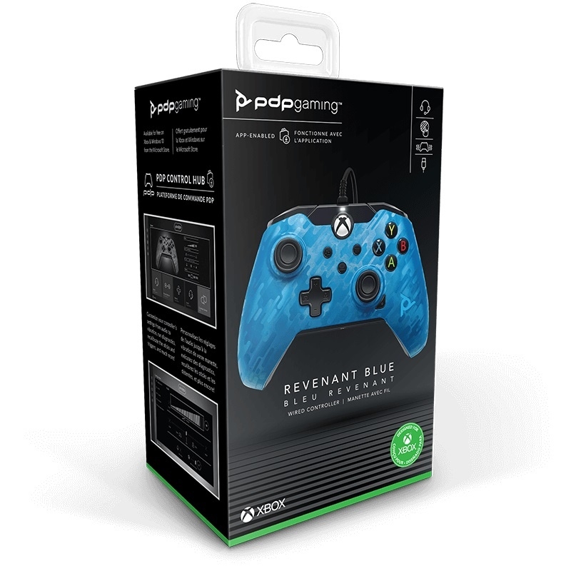 PDP Gaming Wired Controller Revenant Blue (XSX / Xbox One / Windows