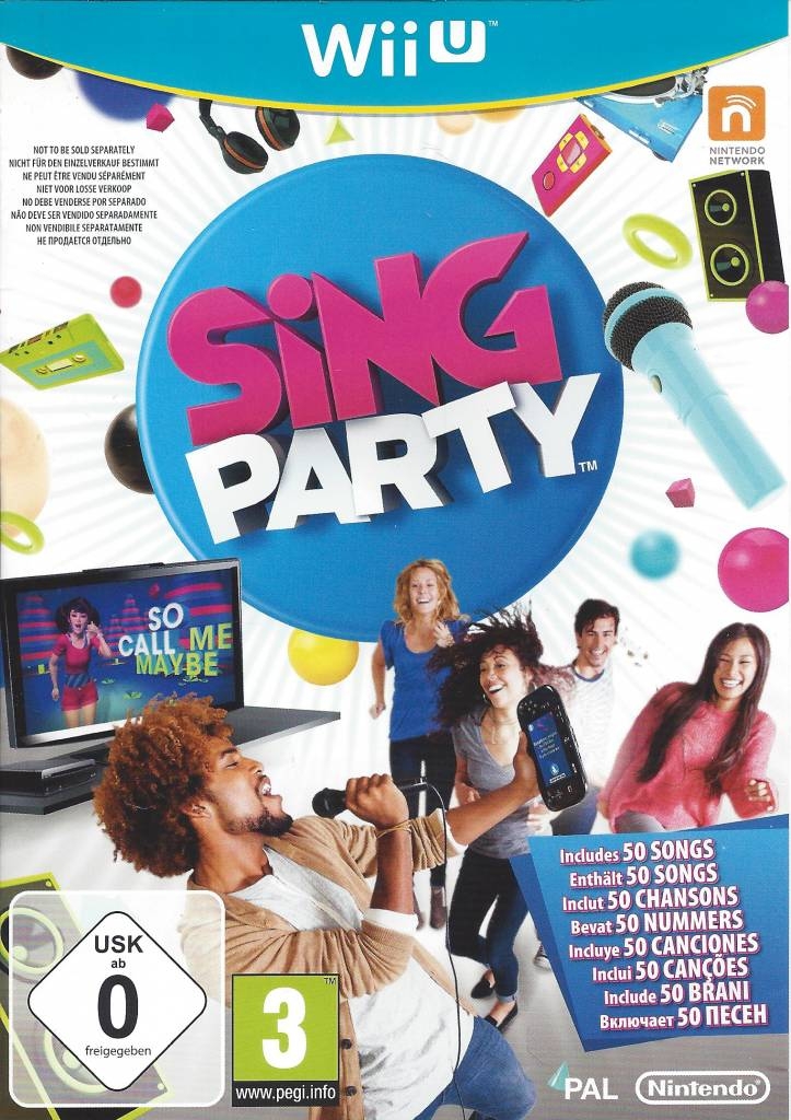 Sing Party käytetty (Wii U) Pelimies