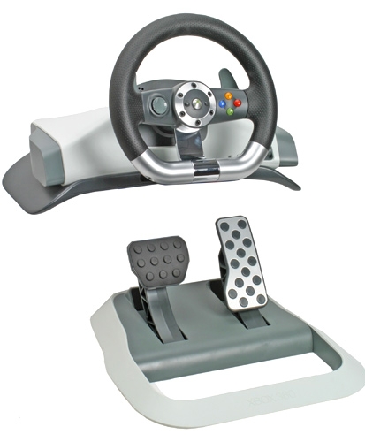 Microsoft ratti ja polkimet käytetty (Xbox 360) - Pelimies
